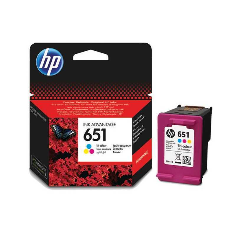 Cartouche d'encre HP 651 couleur ou noir