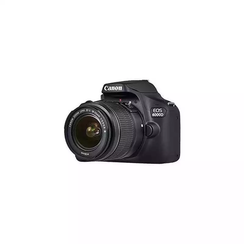 Appareil Photo Canon EOS 4000D avec Objet EF-S 18-55mm III, 18 MP, Noir