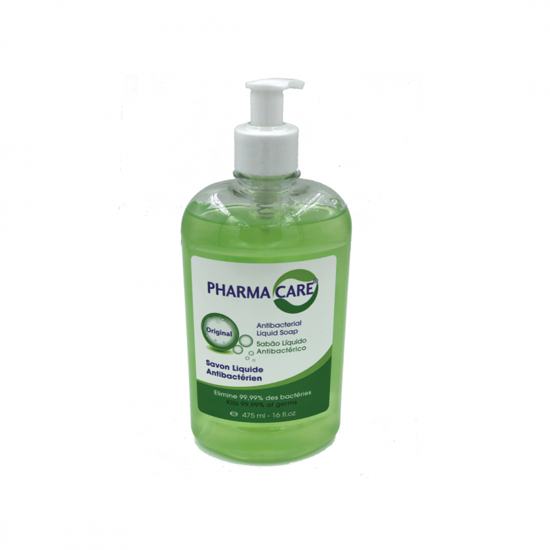 Savon liquide antibactérien Pharma care 475ml elimine 99,9% des bacteries Savon liquide antibactérien Pharma care 475ml elimine 99,9% des bacteries