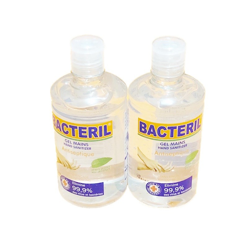 Gel de main antibactérien Bacteril 500 ml élimine 99,9 des virus et bactéries Gel de main antibactérien Bacteril 500 ml élimine 99,9 des virus et bactéries