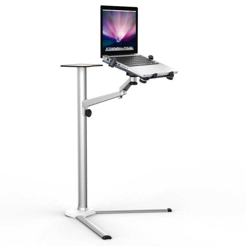 support de plancher 3 en 1 en alliage d'aluminium pour ordinateur portable, tablette, iPad Air Mini Pro Surface MacBook support de plancher 3 en 1 en alliage d'aluminium pour ordinateur portable, tablette, iPad Air Mini Pro Surface MacBook