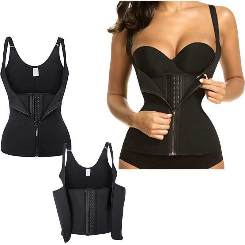 Gilet Corset femmes réglable pour contrôle du ventre taille minceur Gilet Corset femmes réglable pour contrôle du ventre taille minceur