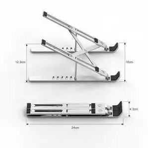 1pc Support De Téléphone Portable Pour Ordinateur Portable En Plastique Portable  Réglable Conception Cool Support D'ordinateur Portable Réglable En Hauteur  Support De Bureau De Refroidissement De Levage Support De Dissipateur De  Chaleur