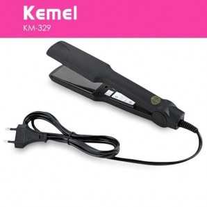 Lisseur électrique professionnel KEMEI KM329 - Noir