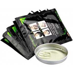 Boite de 10 sachets Shampooing pour Cheveux Noirs Simple à utiliser 30 derniers jours