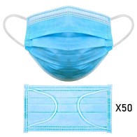 Masque Facial Chirurgical Jetable 3 Plis | Filtration BFE ≥ 98% | Type IIR/II