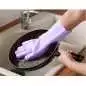 Gant à récurer en latex magiques pour le nettoyage domestique Idéal pour protéger les mains