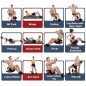 Appareil de Musculation abdominal compact, Équipement de fitness multifonctions pour tout Le Corps