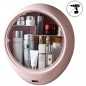 Boite de stockage cosmétique murale forme ovale pour salle de bain Boite de stockage cosmétique murale forme ovale pour salle de bain