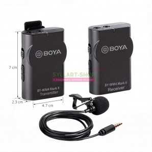 Microphone Sans Fil Boya BY-WM4 Mark II | Audio Pro pour DSLR & Smartphone