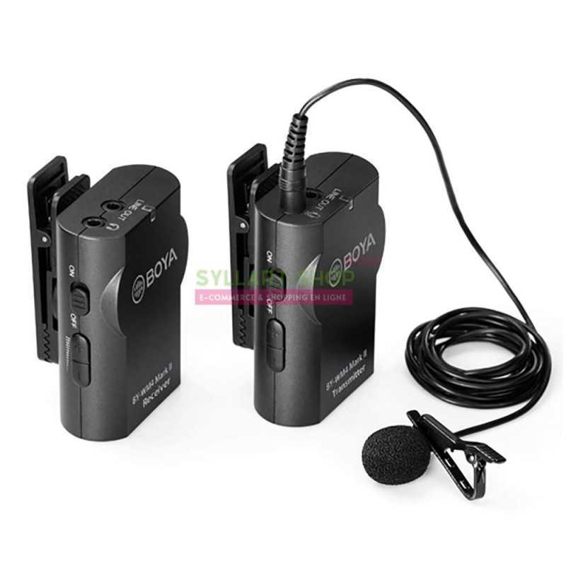 Microphone Sans Fil Boya BY-WM4 Mark II | Audio Pro pour DSLR & Smartphone