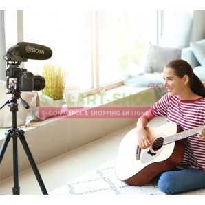 Microphone Boya BY-BM3031 à condensateur Super cardioïde avec Pare-Brise pour appareils Photo Reflex numérique