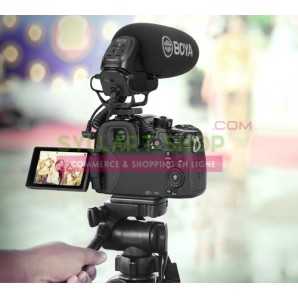 Microphone Boya BY-BM3031 Super-cardioïde | Qualité Broadcast pour Reflex