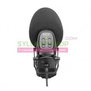 Microphone Boya BY-BM3031 à condensateur Super cardioïde avec Pare-Brise pour appareils Photo Reflex numérique