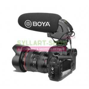 Microphone Boya BY-BM3031 à condensateur Super cardioïde avec Pare-Brise pour appareils Photo Reflex numérique