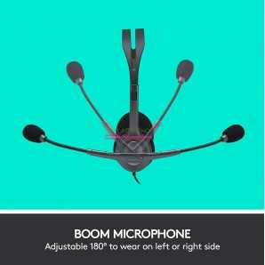 Casque Stéréo Logitech H111 | Micro Anti-Bruit | Jack 3,5 mm Multi-plateformes