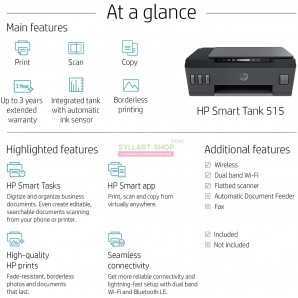 Imprimante HP Smart Tank 515 Wireless All-in-One