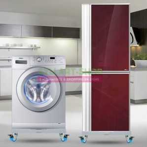 support de réfrigérateur, machine à laver à chargement par le haut avec roues