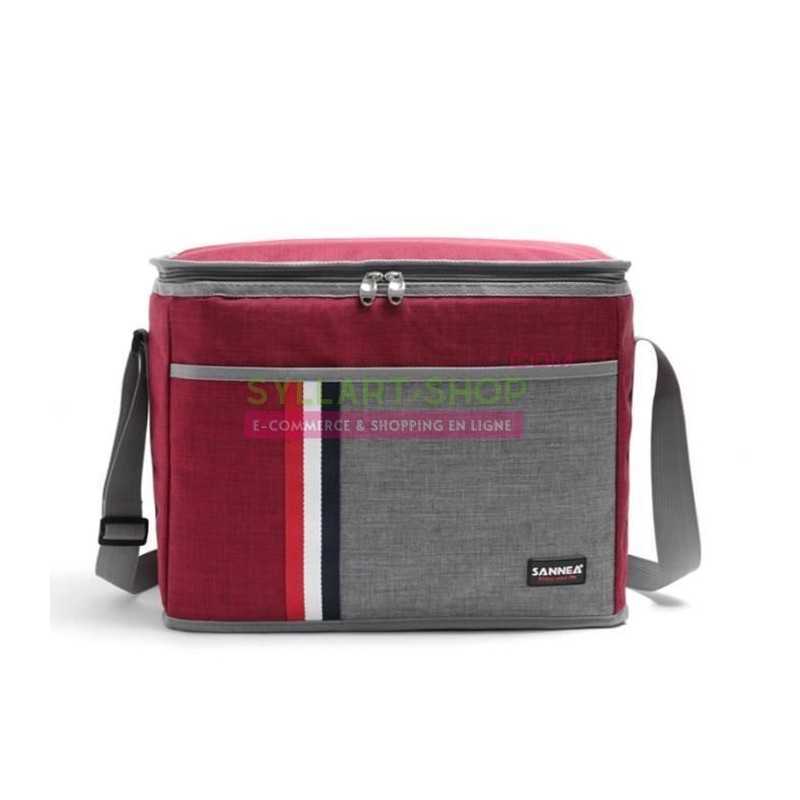 Sac isotherme 20 Litres, bandoulière, 36x18x31cm avec bretelles Sac isotherme 20 Litres, bandoulière, 36x18x31cm avec bretelles