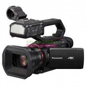 Caméscope professionnel Panasonic HC-X2000 4K avec zoom optique 24x, diffusion en direct WiFi HD, sortie 3G SDI