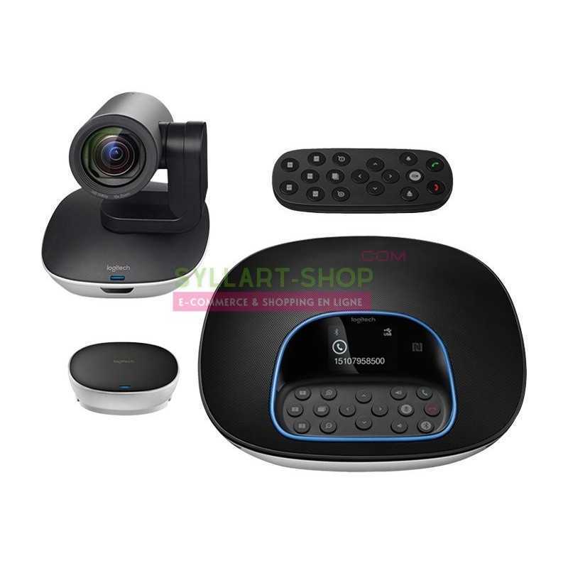 Kit de Visioconférence Logitech GROUP | Full HD 1080p pour Salles de Réunion