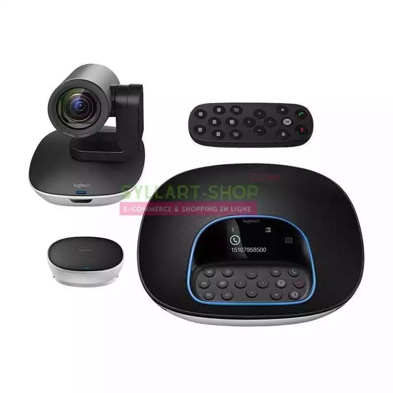 Logitech Group Système de Webcam Visioconférence, Full HD 1080p