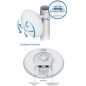 Point d'accès extérieur parabolique Ubiquiti NanoBeam airMAX ac NBE-5AC-GEN2 Wi-Fi AC450 Mbps 17 dBi Point d'accès extérieur parabolique Ubiquiti NanoBeam airMAX ac NBE-5AC-GEN2 Wi-Fi AC450 Mbps 17 dBi
