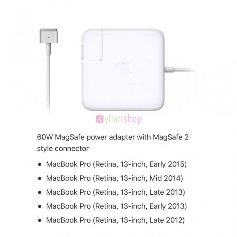 Apple MagSafe 2 - chargeur secteur pour MacBook Pro