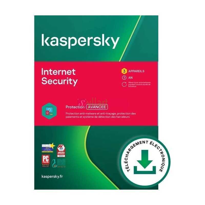 Kaspersky Internet Security 2021- 4 Postes / 1 An