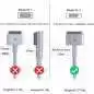 Câble de Remplacement MagSafe 2 Chargeur, Cordon pour Apple Macbook Air Pro 85W 60W 45W, T Forme