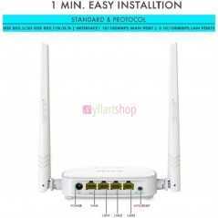 Tenda N301 | Routeur Wi-Fi N300 | 2 Antennes 5 dBi | Installation Facile | Mode Répéteur