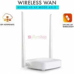 Tenda N301 | Routeur Wi-Fi N300 | 2 Antennes 5 dBi | Installation Facile | Mode Répéteur