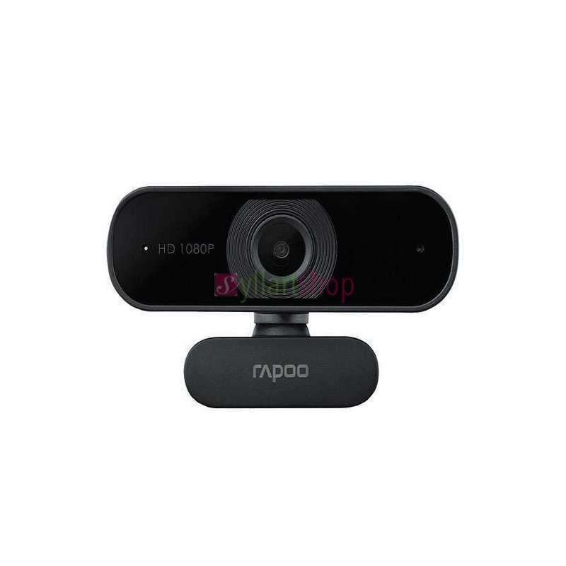 Webcam Rapoo C260 | Full HD 1080p | Grand Angle 95° | Rotation 360° | USB Noir