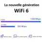 Répéteur TP-Link Mesh WiFi 6 (RE505X) WiFi AX1500 WiFi Booster 1 Port Ethernet Gigabit Répéteur TP-Link Mesh WiFi 6 (RE505X) WiFi AX1500 WiFi Booster 1 Port Ethernet Gigabit