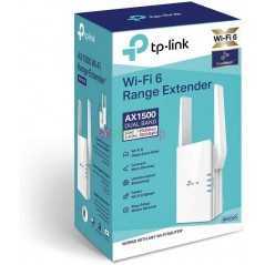 Répéteur TP-Link Mesh WiFi 6 (RE505X) WiFi AX1500 WiFi Booster 1 Port Ethernet Gigabit