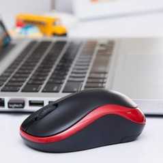 Souris sans fil Logitech Wireless Mouse M185 - ambidextre - capteur optique 1000 dpi - 3 boutons original
