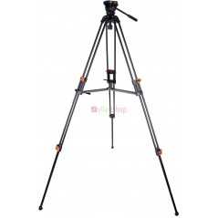 COMAN DF16L | Trépied Vidéo Professionnel 1,86m avec Tête Fluide Q5