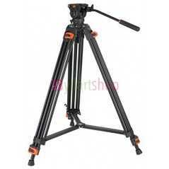 COMAN DF16L | Trépied Vidéo Professionnel 1,86m avec Tête Fluide Q5