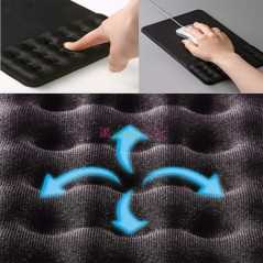 Tapis souris à manchette en gel de silice