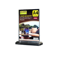 Panneau de table de signalisation en plastique Taille A4 A5 A6