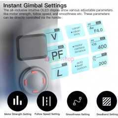 ZHIYUN WEEBILL S | Stabilisateur Gimbal 3 Axes pour Reflex & Hybrides | Compact & Puissant