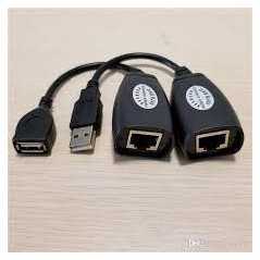 Extension USB 2.0 Actif 45m sur Câble RJ45 Cat5e/Cat6 | Rallonge Longue Distance