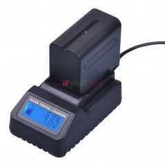 Chargeur Universel Batterie Appareil Photo Sony NP-F970 NP-F960 FM50 FM500H F550 F570 F750 F770