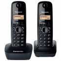PANASONIC KX-TG1612 | Téléphone Sans Fil DECT DUO | Simplicité et Double Combiné