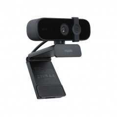 Webcam Rapoo C280 HD 2K rotative avec microphone couverture, pour diffusion en direct et conférence vidéo