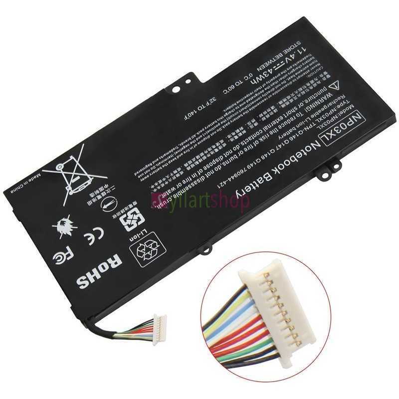 Batterie NP03XL original pour HP pavillon X360 Batterie NP03XL original pour HP pavillon X360
