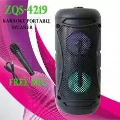 Haut Parleur Portable ZQS-4219 Super Bass Avec Lumières LED Brillantes