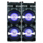 Haut parleur double Zero ZR-10900BLD chariot Bluetooth 10 "avec micro et télécommande Haut parleur double Zero ZR-10900BLD chariot Bluetooth 10 "avec micro et télécommande