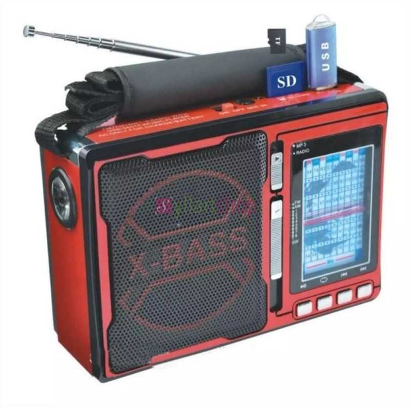 Radio bande mondiale FP-1338U avec lecteur MP3 + lampe torche Radio bande mondiale FP-1338U avec lecteur MP3 + lampe torche