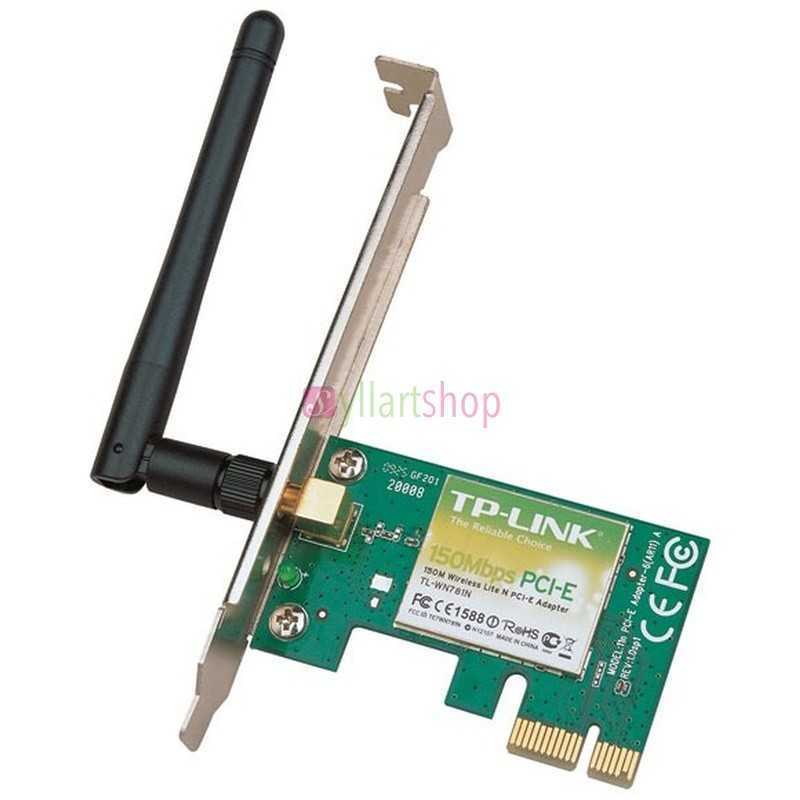 Adaptateur PCI Express TP Link TP-LINK TL-WN781ND 150Mbps Adaptateur PCI Express TP Link TP-LINK TL-WN781ND 150Mbps